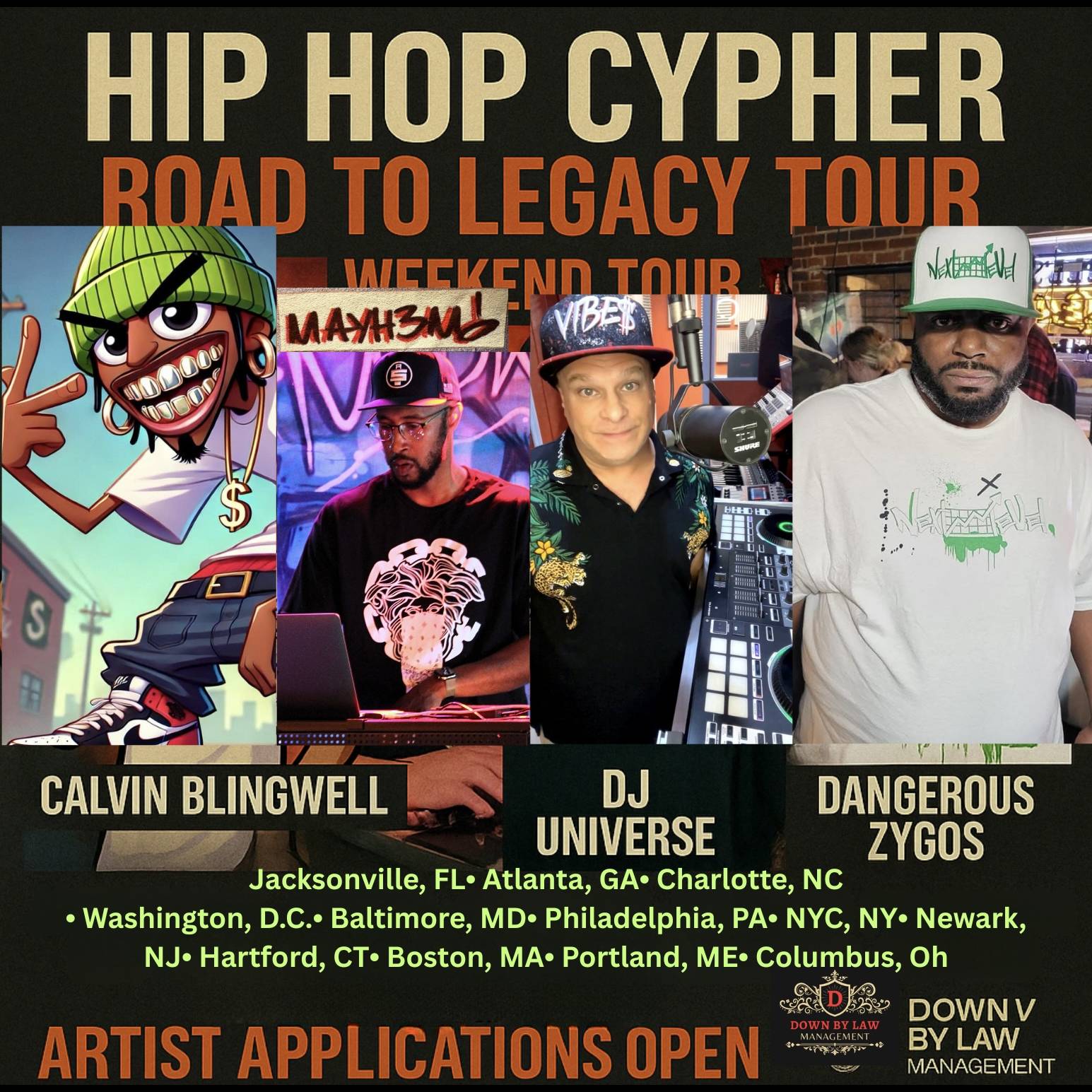 Down By Law Management Road to Legacy Tour